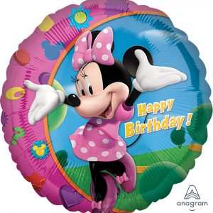 Balony z Myszką Minnie napełniane helem Warszawa