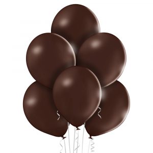 Balon czekoladowy brąz - Brązowe balony z helem