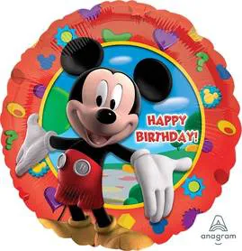 Ll05. Balon urodzinowy Happy Birthday Miki 18”cali