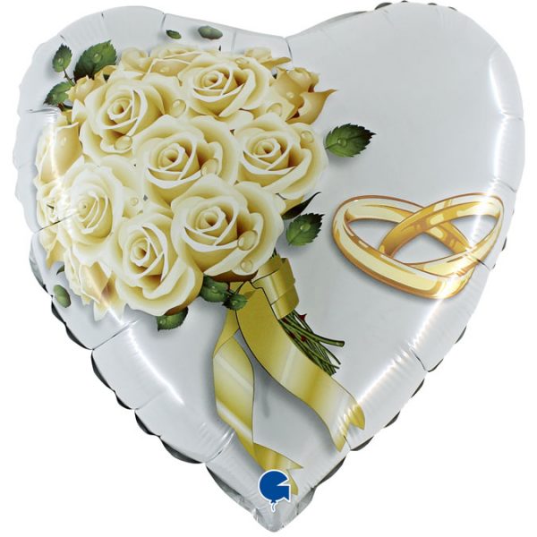 Balon w kształcie serca na Wesele - Dekoracja weselna Ślubna