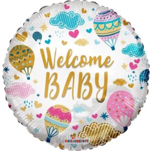 Balon na baby shower na przywitanie dziecka w domu