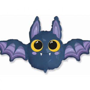 Śmieszny balon na Halloween nietoperz